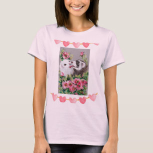 Kisser les furets AMOUR/Saint-Valentin T-shirt