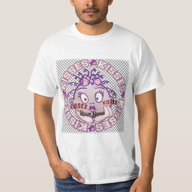 Kisses Face t-shirt (Devant)