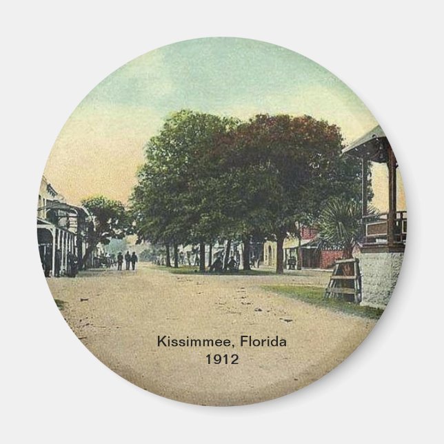 Kissimmee, Floride 1912 aimant frigo (Devant)