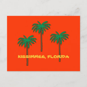 KISSIMMEE, FLORIDE Palmiers Carte postale