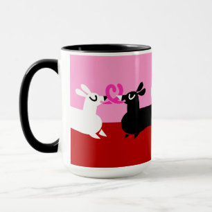 Kissing Canines 15 oz. Valentine Mug