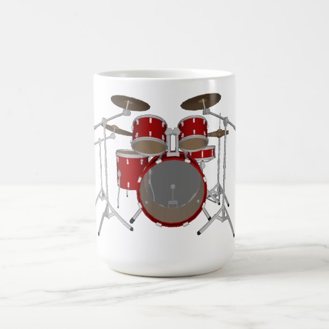 Kit à tambour 5 pièces - Rouge - Mug à café - Ense (Centre)
