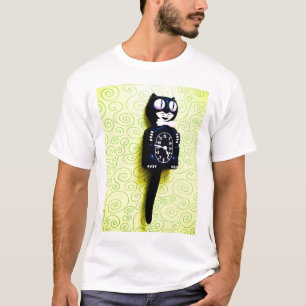 Kit d'antiquité Cat Horloge T-shirt