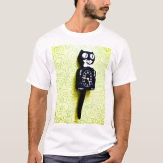 Kit d'antiquité Cat Horloge T-shirt