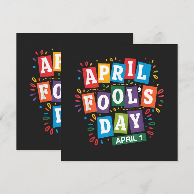 Kit de blagues drôles pour le 1er avril (Devant / Derrière)