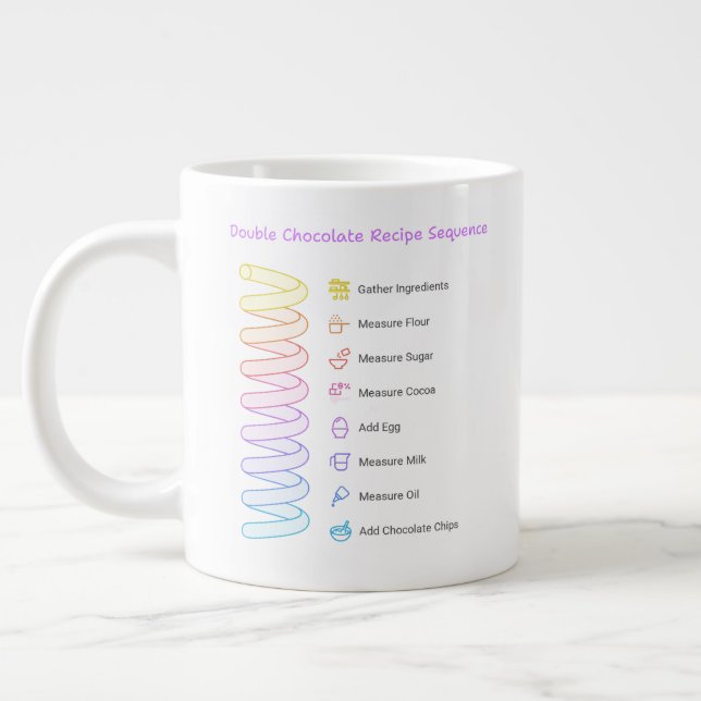 Kit de gâteau de Mug Micro-ondes avec Recettes de  (Gauche)