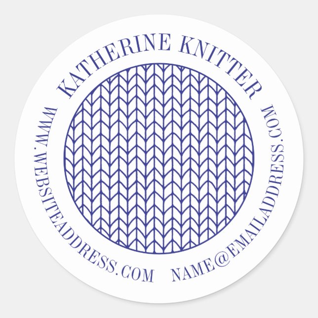 KIT DE LIGNE BLEUE Petits Étiquettes d'entreprises (Devant)