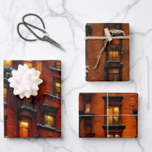 Kit de papier cadeau de Noël