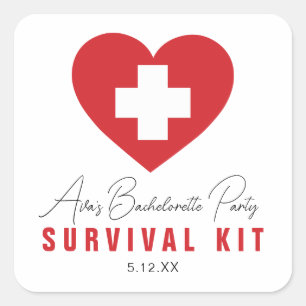 Kit de survie Sticker Carré Favonalized personnali