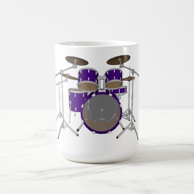Kit de tambour 5 pièces :Violet: Coffee Mug : Ense (Centre)
