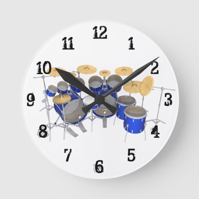 Kit de tambour : Horloge murale (Recto)