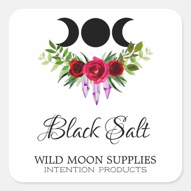 Kit épell de sel noir Étiquettes (Devant)