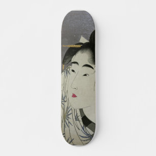 Kitagawa Utamaro's Ase O Fuku Onna skateboard