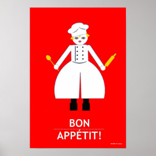 Kitchen Martzkin “ Bon Appétit!” Poster