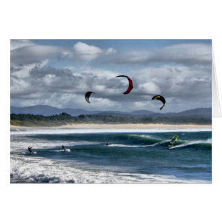 Kitesurf sur la plage