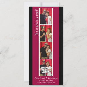 Kith de Photomaton Save the Date (Rouge & Noir)