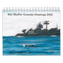 Kitt Shaffer 2020 Grenade Dessins Calendrier