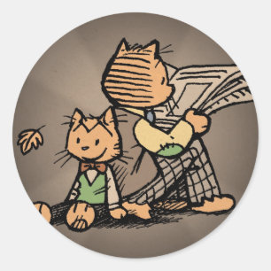Kitteh et autocollants de pépin