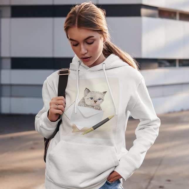 Kitten Avec Sweat - shirt à capuche D'Enveloppe (Créateur téléchargé)