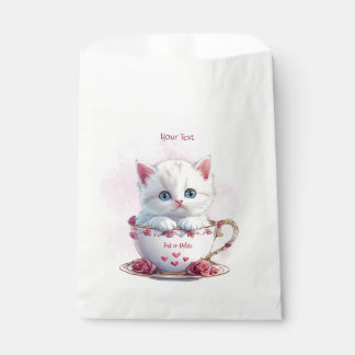 Kitten en Coupe Fleurs roses Favoriser les sacs