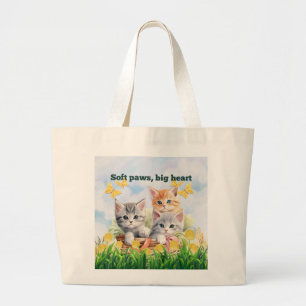 Kitten Thème Jumbo Sac fourre-tout