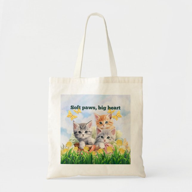 Kitten Thème Petit Sac fourre-tout (Devant)