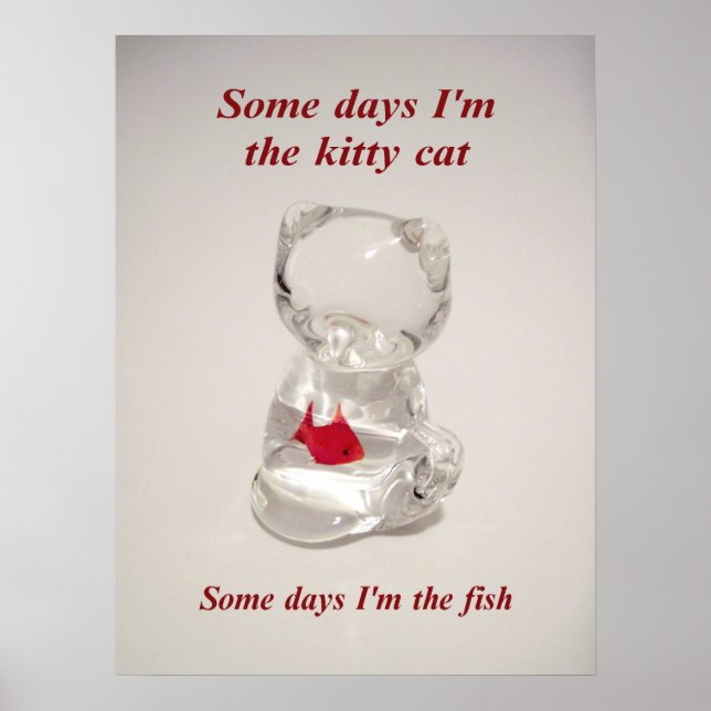 Kitty and Fish poster (Devant)