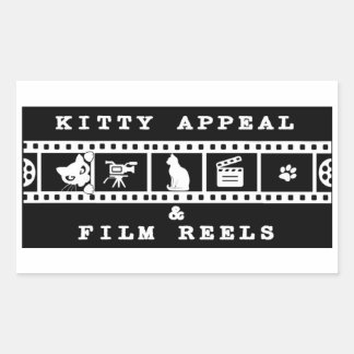 Kitty Appeal & Film Reels Autocollant Noir