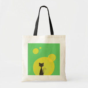 Kitty bouclé et sac de lune