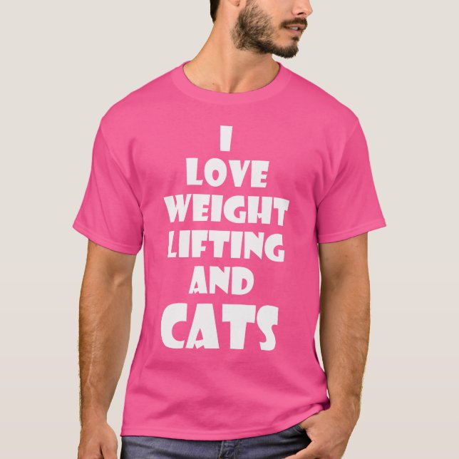 Kitty Chat Poids Lifting Cadeau Tshirt Exercice Fi (Devant)