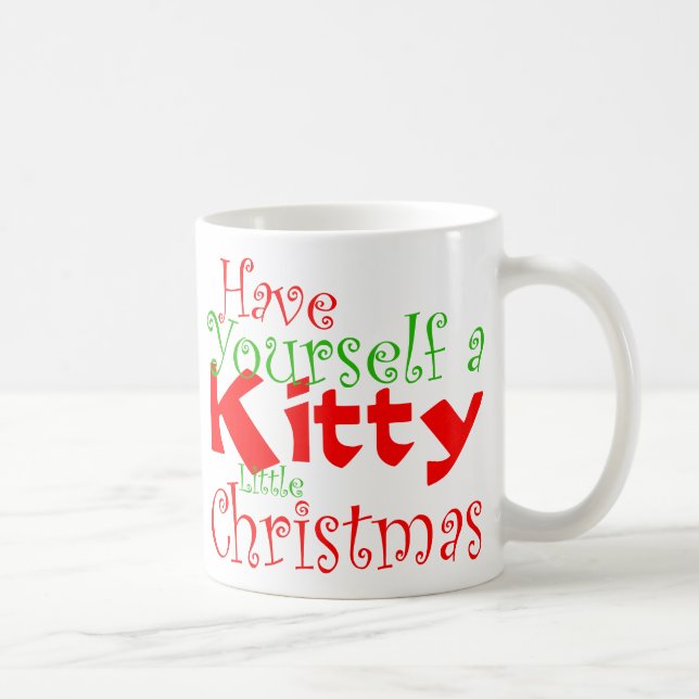 Kitty Christmas Holiday Mug (Droite)