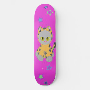 Kitty in Tiger Suit Skateboard 2