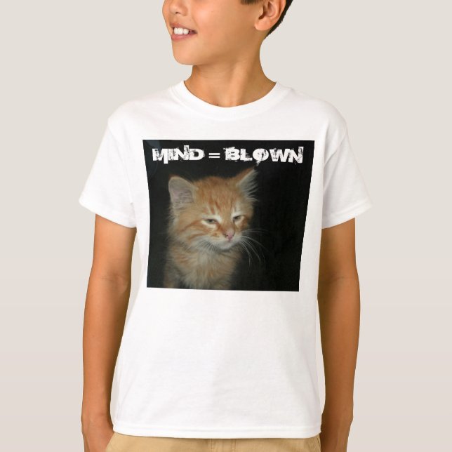 Kitty "MIND = BLOWN" Enfants T-shirt bio (Devant)