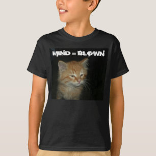 Kitty "MIND = BLOWN" Enfants T-shirt foncé