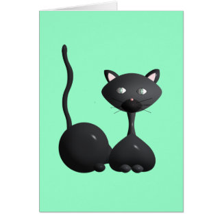 Kitty relaxant sur vert