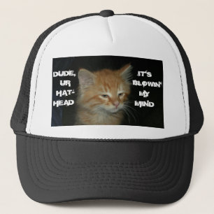 Kitty "SOYEZ VOTRE TÊTE DE CASQUETTE C'EST BLOQUER