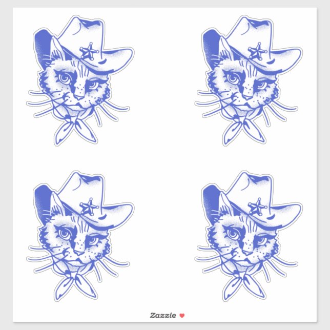 Kitty Sticker (Feuille)