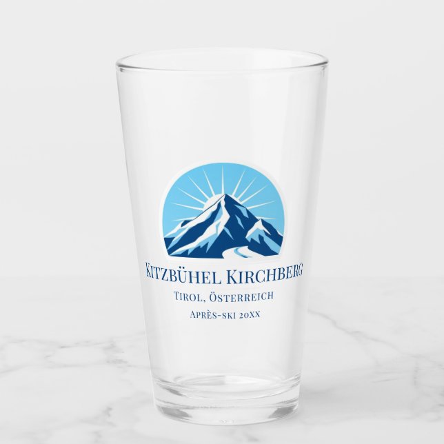 Kitzbühel Kirchberg Autriche Station de ski verre  (Devant)