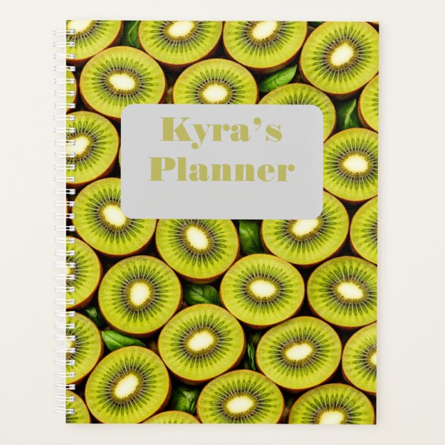 Kiwi Fruit Planner Cover  (Devant)