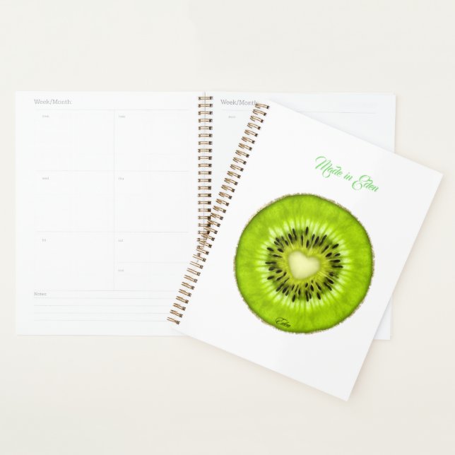 Kiwi made in Eden Planner (Devant avec enveloppe)