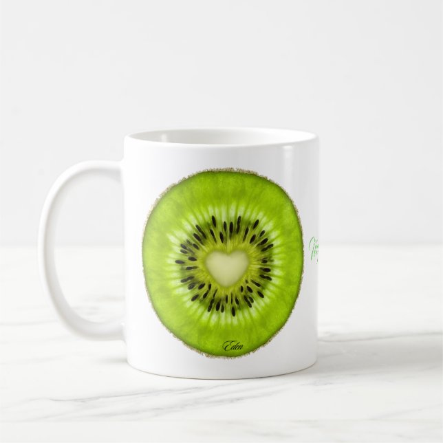 'Kiwi Madein Eden' Mug (Gauche)