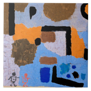 Klee - Avec les deux Perdus Carreaux en céramique