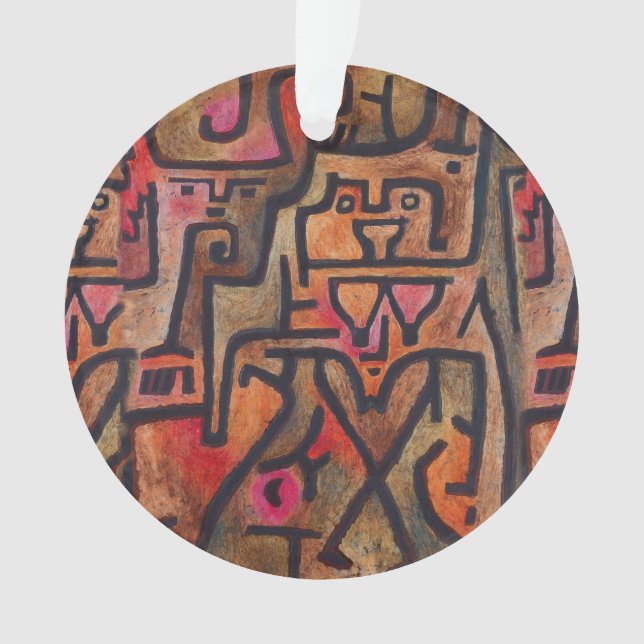 Klee Expressionniste Forêt Abstraite Art Moderne (devant)