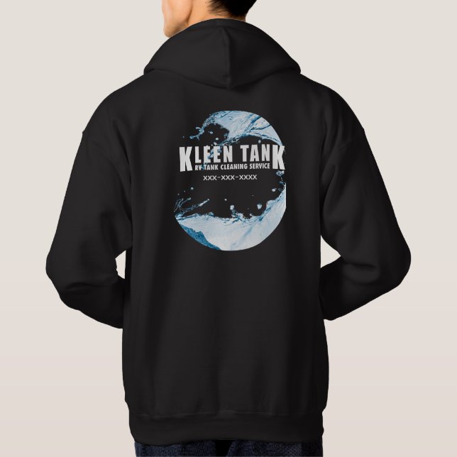 Kleen Tank Sweat à capuche Logo avant / arrière (Dos)