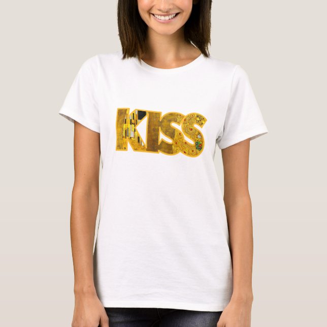Klimt a inspiré le T-shirts de baiser (Devant)
