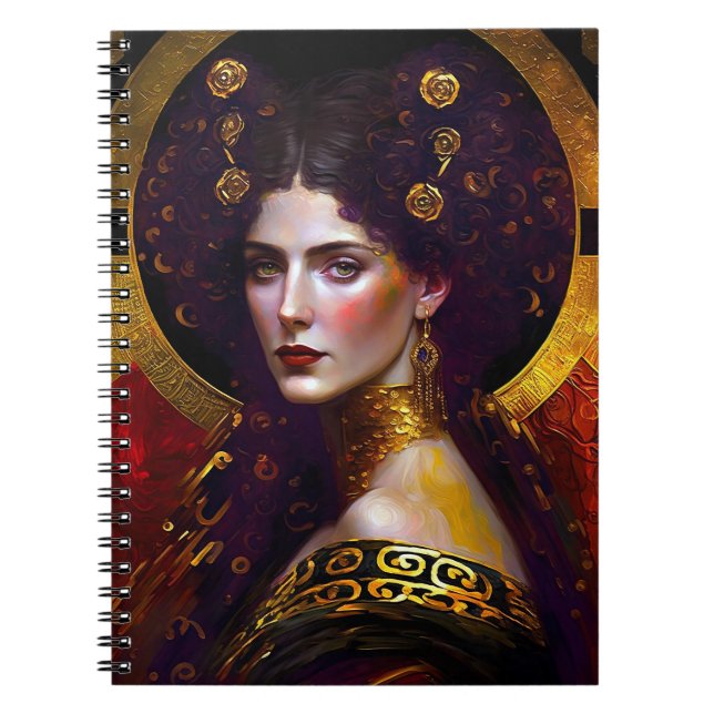 Klimt Inspiré Queen Goddess Carnet (Devant)