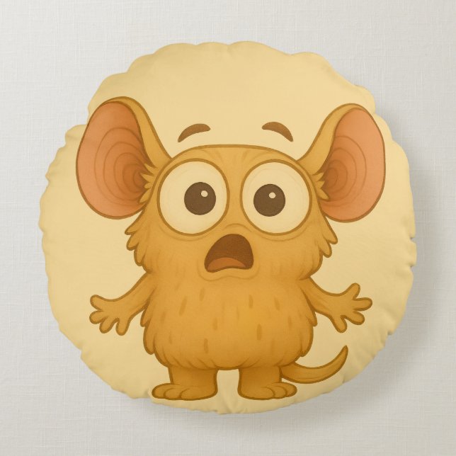 Klix Coussin – Le monstre de la distraction ADHD (Devant)