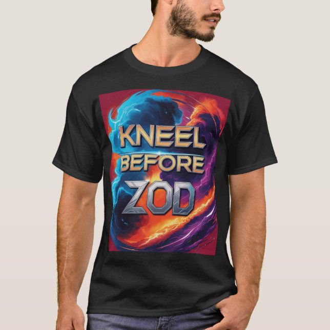 Kneel avant Zod T-Shirt - Attention de la commande (Devant)