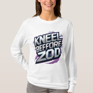 Kneel Before Zod T-Shirt - Bold Power Statement
