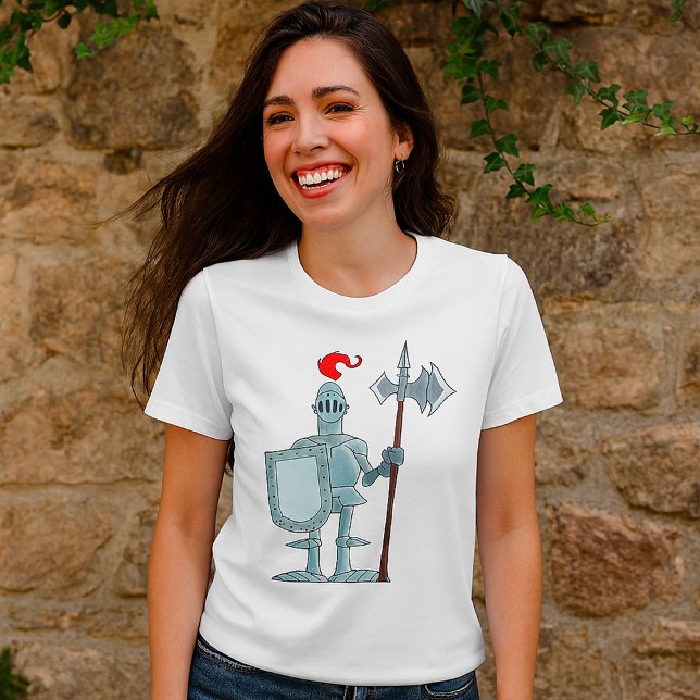 Knight In Armour Medieval Womens T-Shirt (Créateur téléchargé)